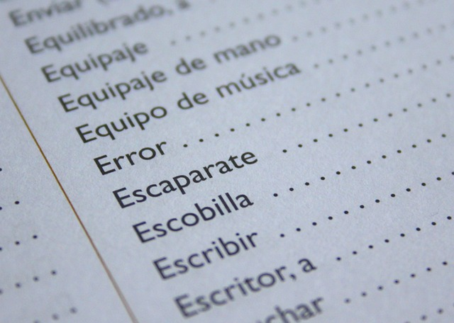 spanish, language, error