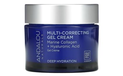 Andalou Naturals Deep Hydration Multi-Correcting Cream Vegan Collagen Moisturizer