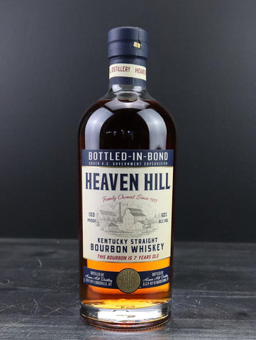 Heaven Hill Kentucky Straight Bourbon 7YR Bottle In Bond  best bourbon