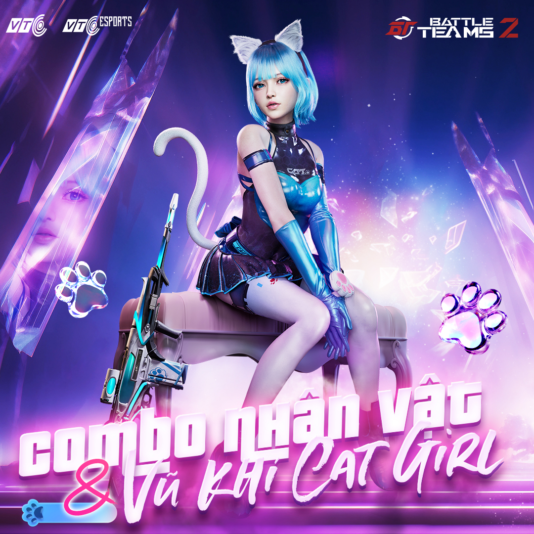 Vòng quay Technicolor Generation, Combo Cat Girl…là những điểm nhấn trong Update “Lãnh Địa Sắc Màu” version 2 của Battle Teams 2 (Truy Kích PC)