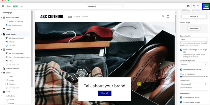 Add the Landing Page to Your Store