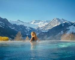 Cambrian Hotel, Adelboden, Swiss Alps swimming pool