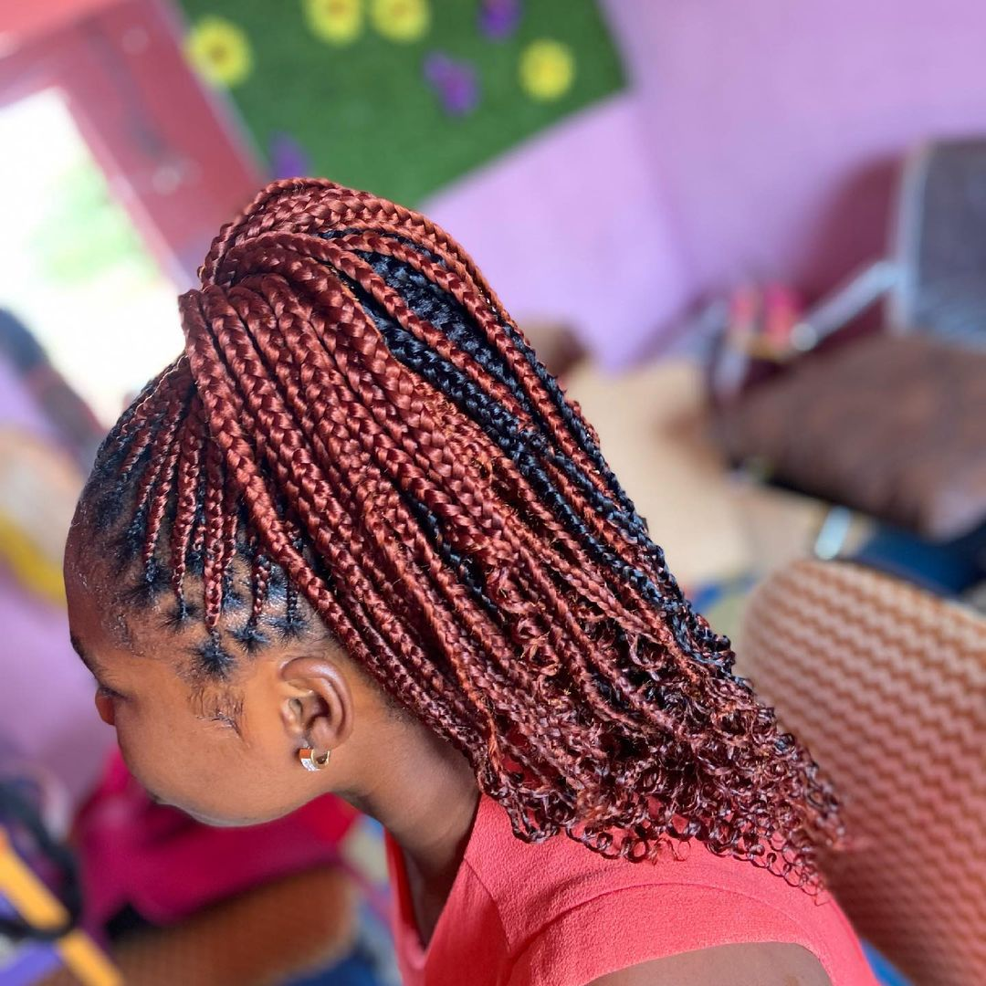 Medium Chic Mini  Knotless box braid