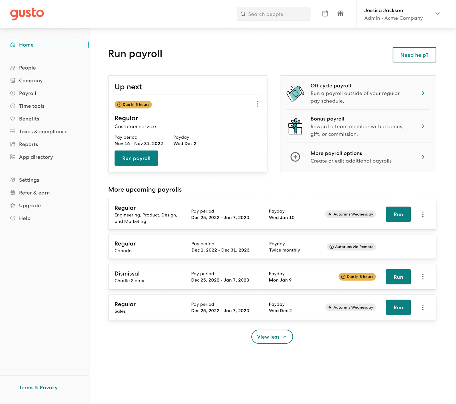 Gusto Global - our new Employer of Record (EOR) service that helps you easily hire, pay, and manage your international employees.