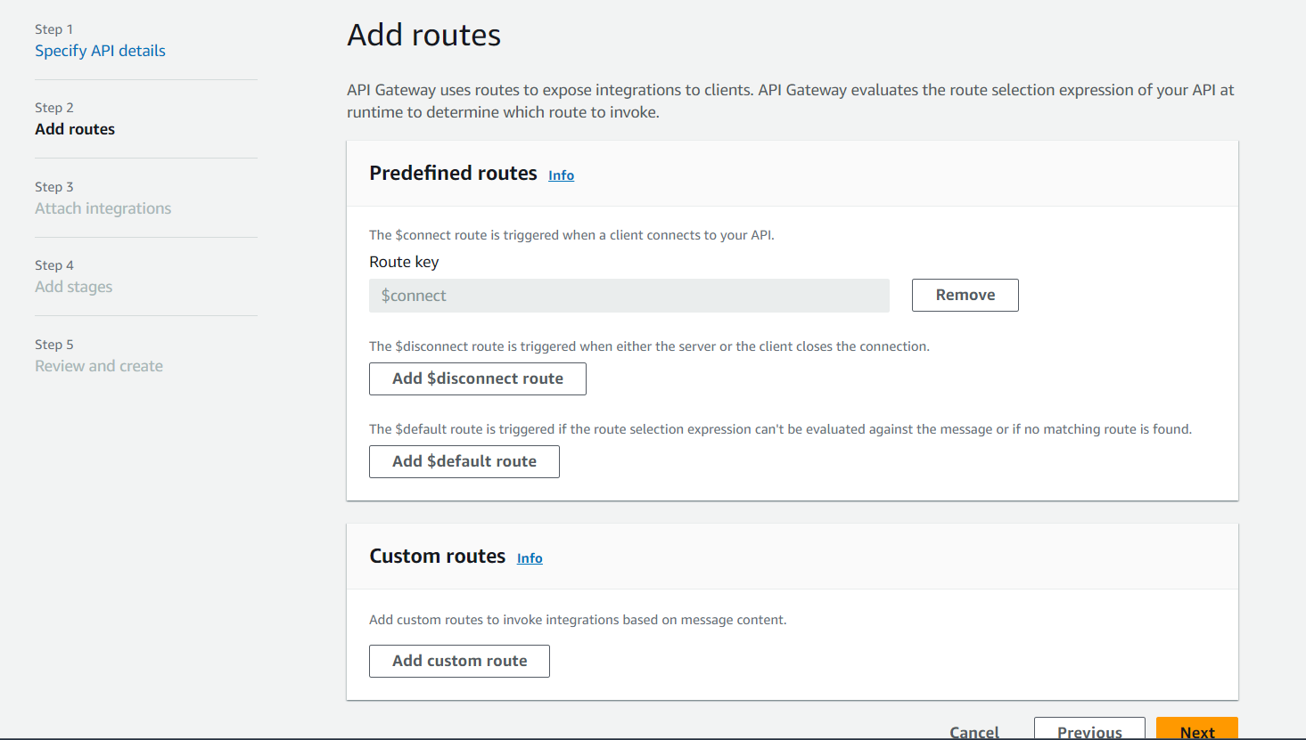 Setting up a WebSocket API in API Gateway for Real-Time Communication - 4