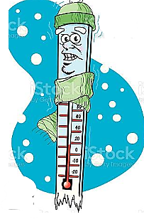 A cartoon of a thermometer

Description automatically generated