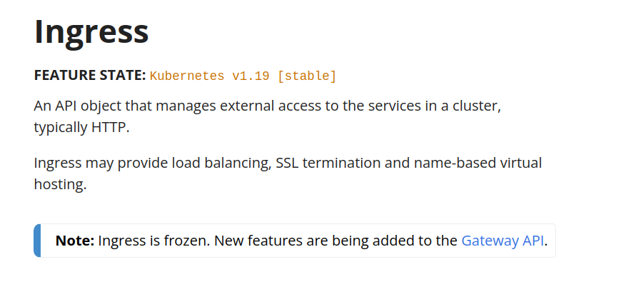 Thanks for all Kubernetes Ingress API, Long life to Gateway API