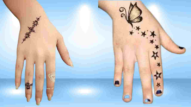 Stylish tattoo mehndi design