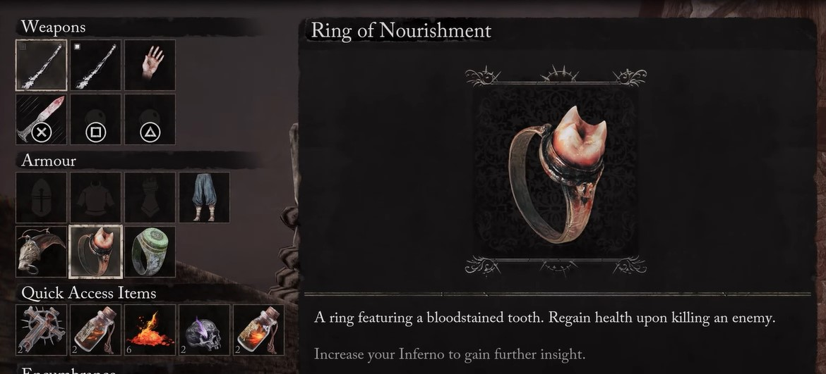 The ring of nourishment