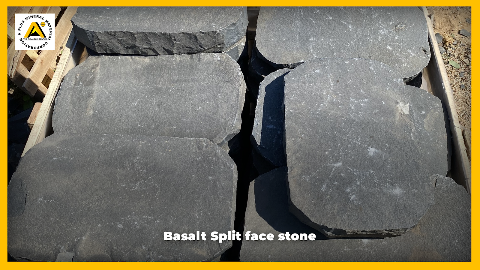 Basalt Split face stone
