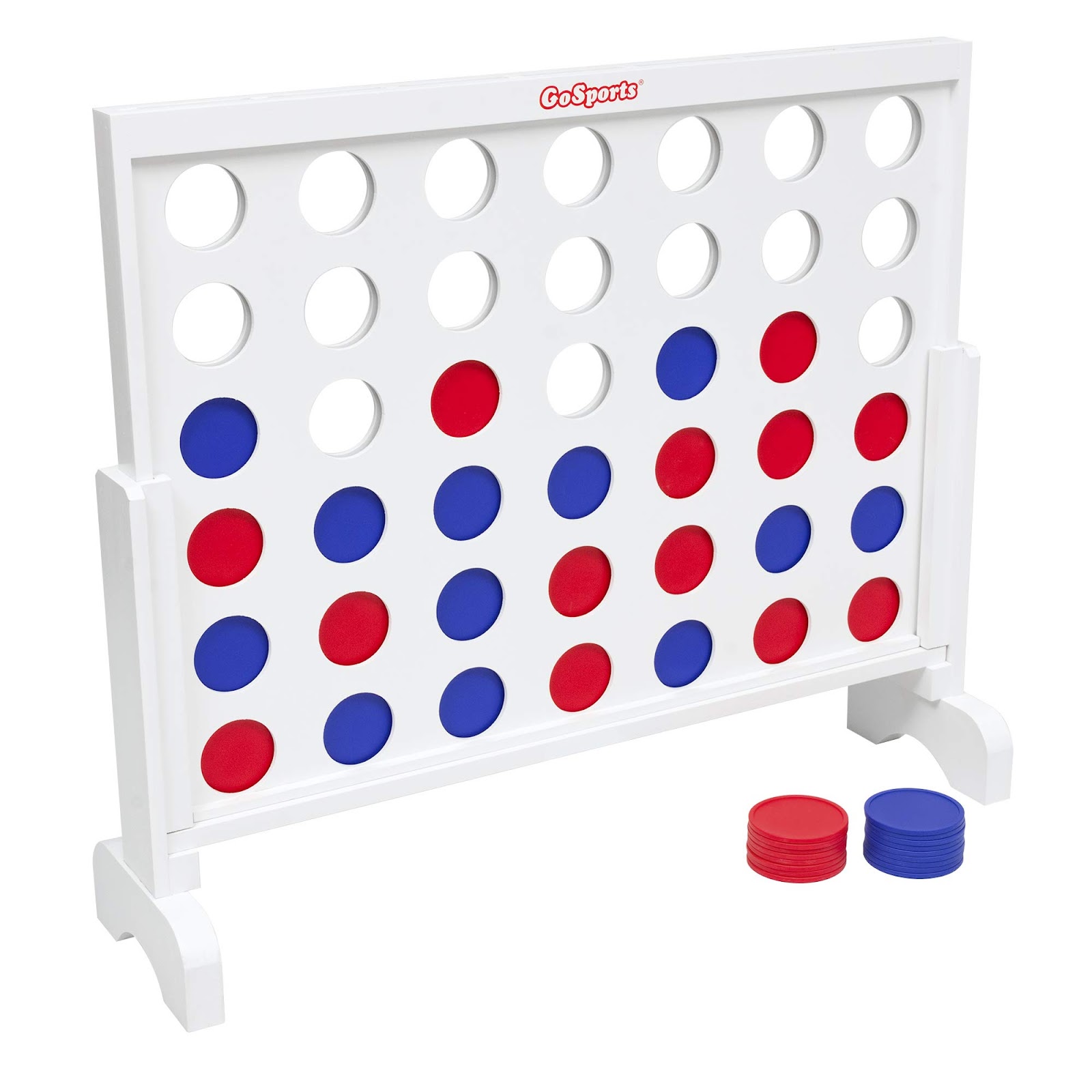 GoSports Giant Wooden 4 in a Row Game