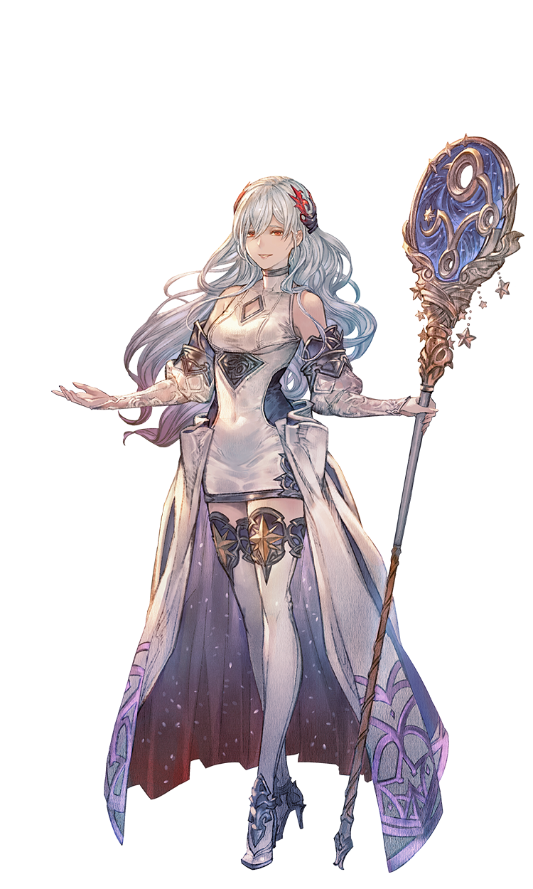 A promotional image of the character Lilith from Granblue Fantasy: Relink. 