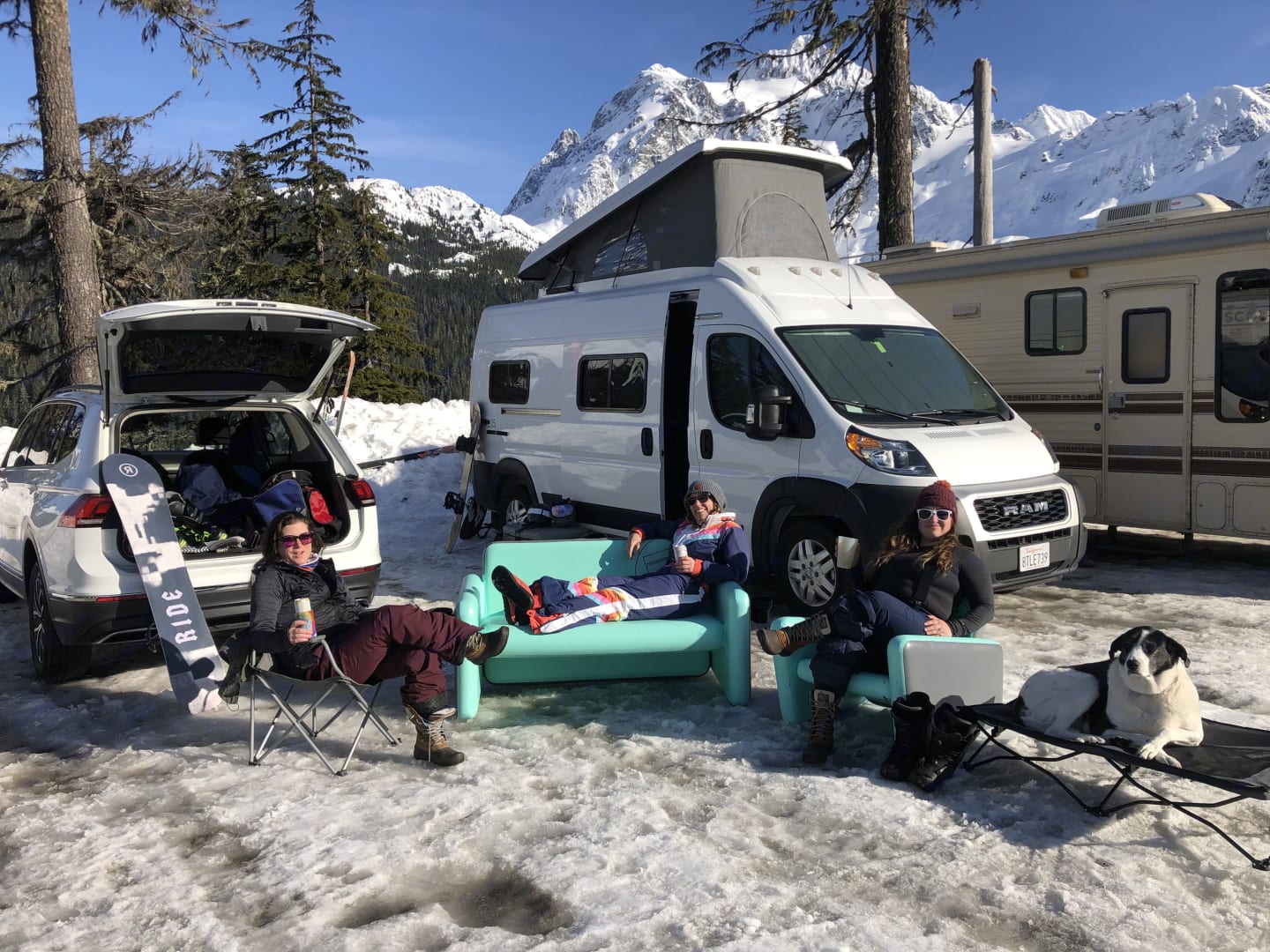 Ski chalet campervan