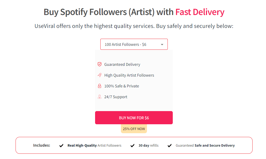 Buy Spotify Followers