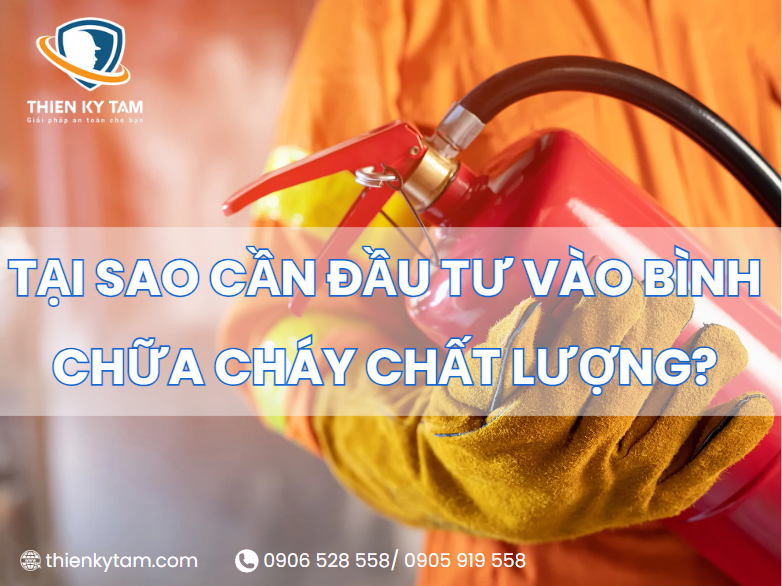 Bình chữa cháy bột và Bình chữa cháy khí đạt chuẩn 