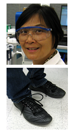 Text Box: Minimum area PPE: Safety glasses, long pants, and closed-toe shoes. Source: Berkeley Lab EHS. 
