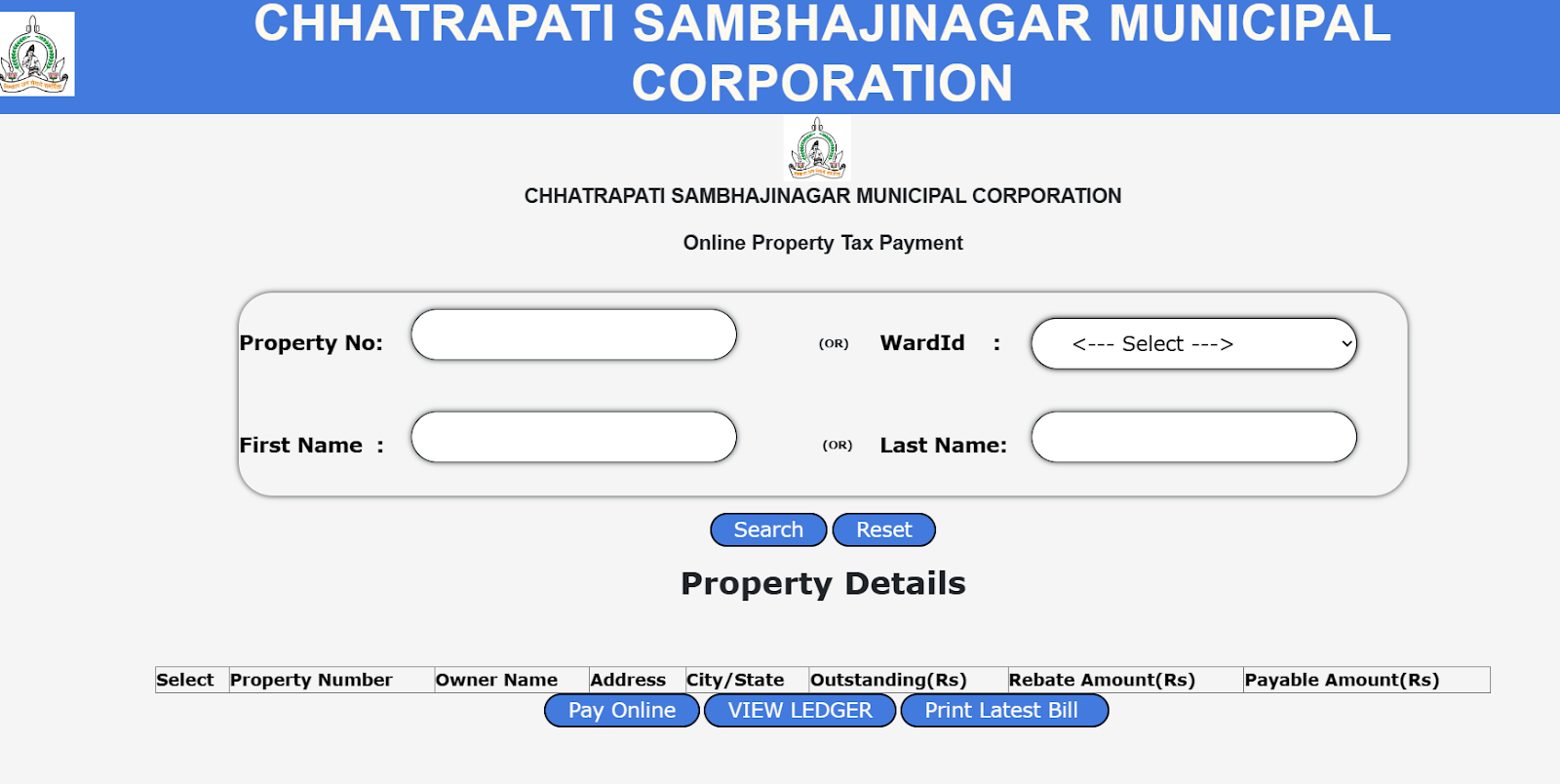 Aurangabad Property Tax