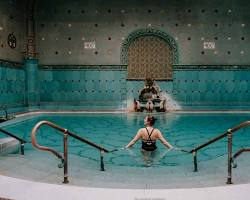 Gellert Baths, Budapest, Hungary swimming pool