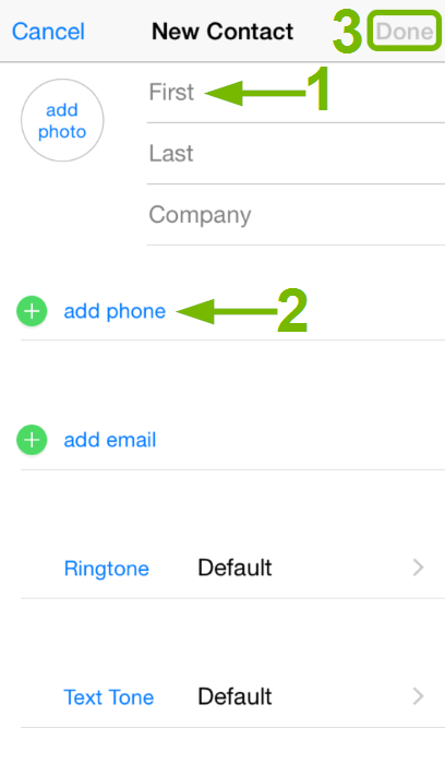 how to add contacts