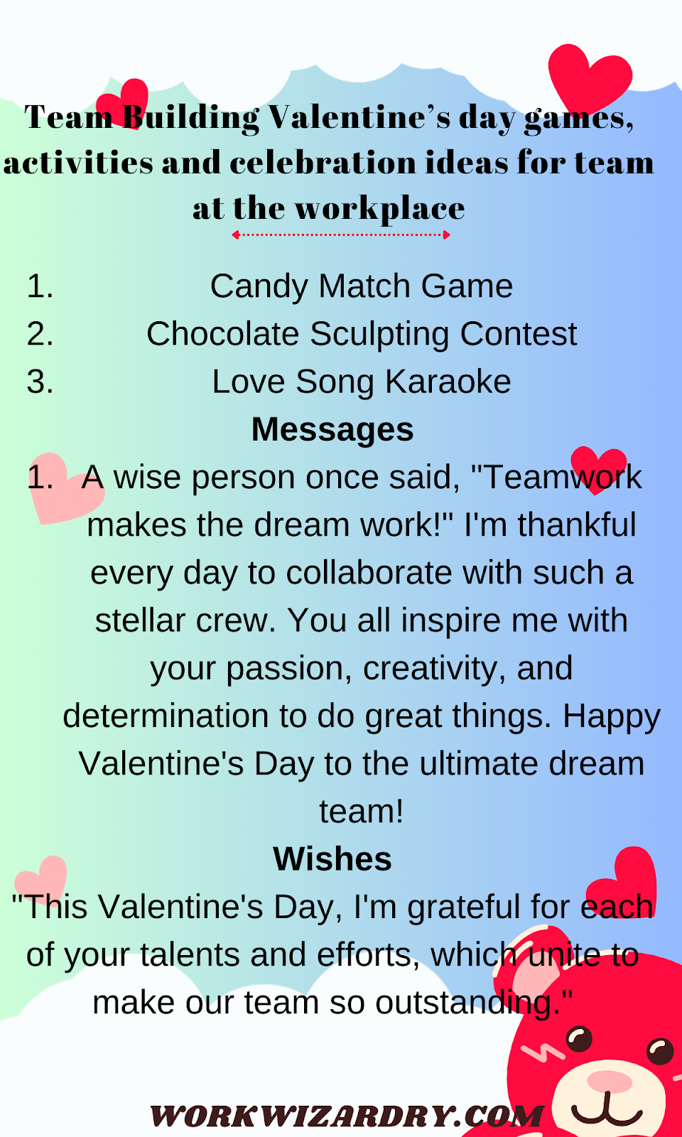 Team building valentine's day games