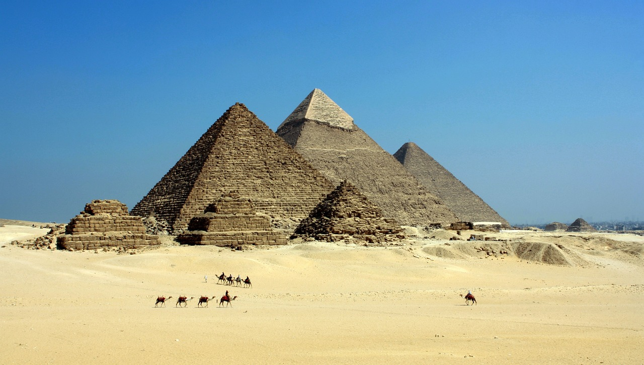 The Egyptian pyramids