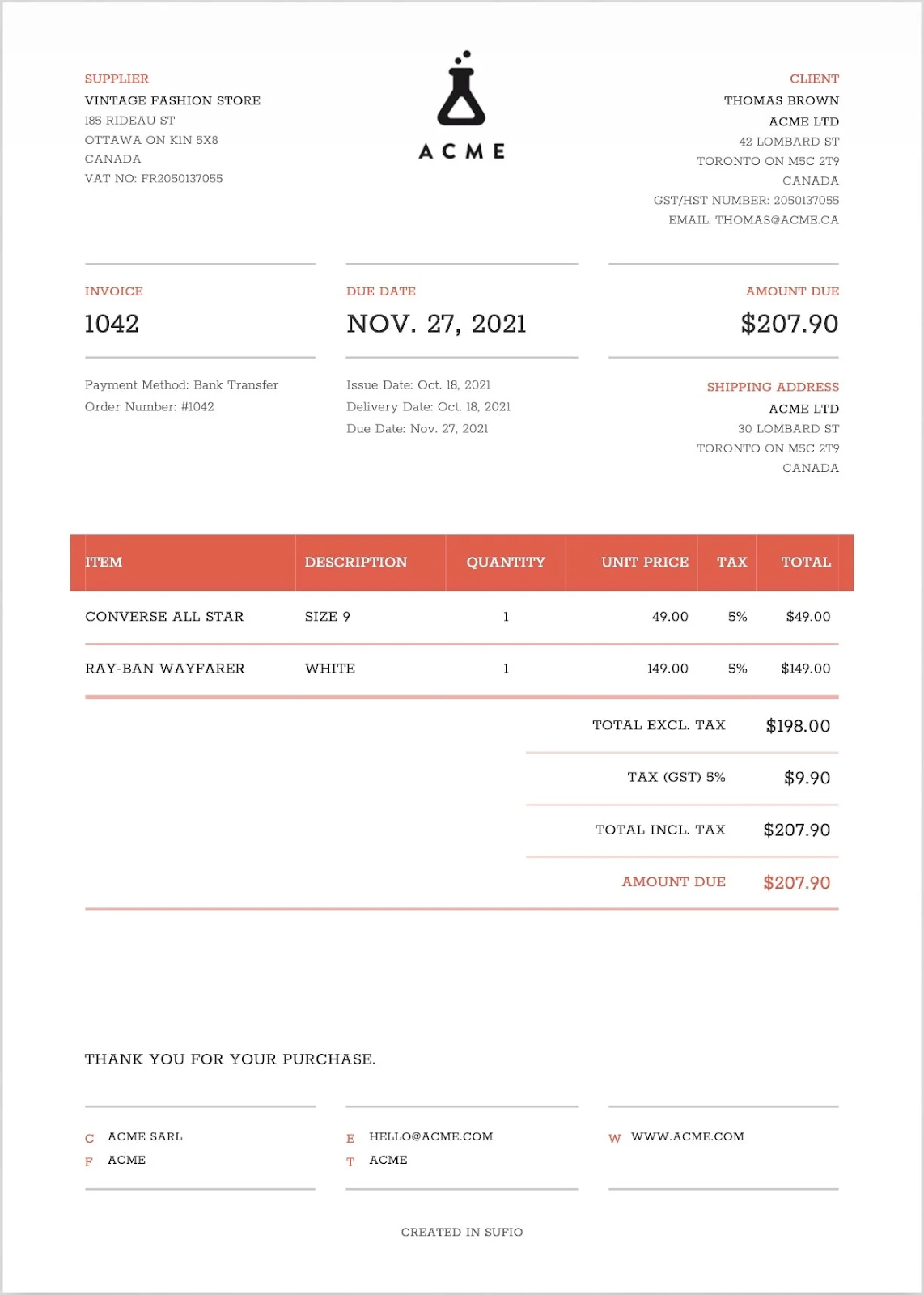 How to Create an Invoice on Shopify