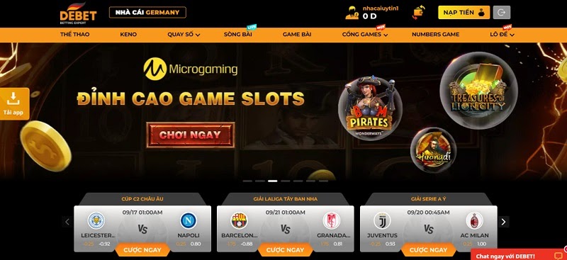 Debet Page - Đường dẫn Tải Cổng game Debet APK/iOS/Android mới nhất 2023