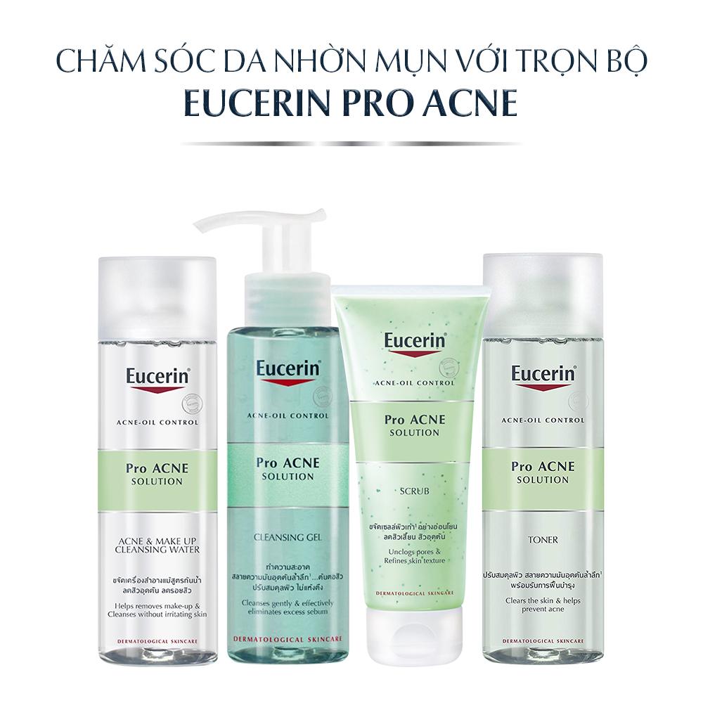 Sử dụng trọn bộ sản phẩm Eucerin Pro Acne Solution cho da nhờn mụn để đạt hiệu quả tốt nhất