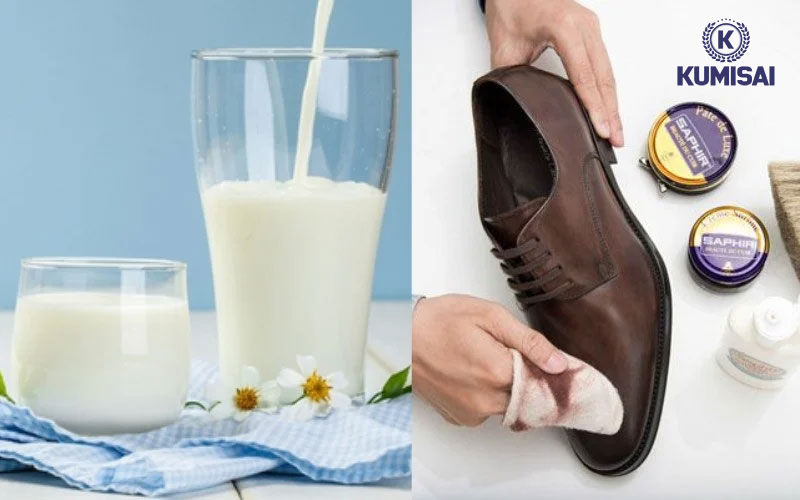 Giày da bị nhăn phải làm sao? Dùng sữa tươi để xử lý