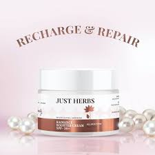 Just Herbs Skin Whitening Face Cream With SPF 30+ Saffron and White Lotus Radiance Booster Cream