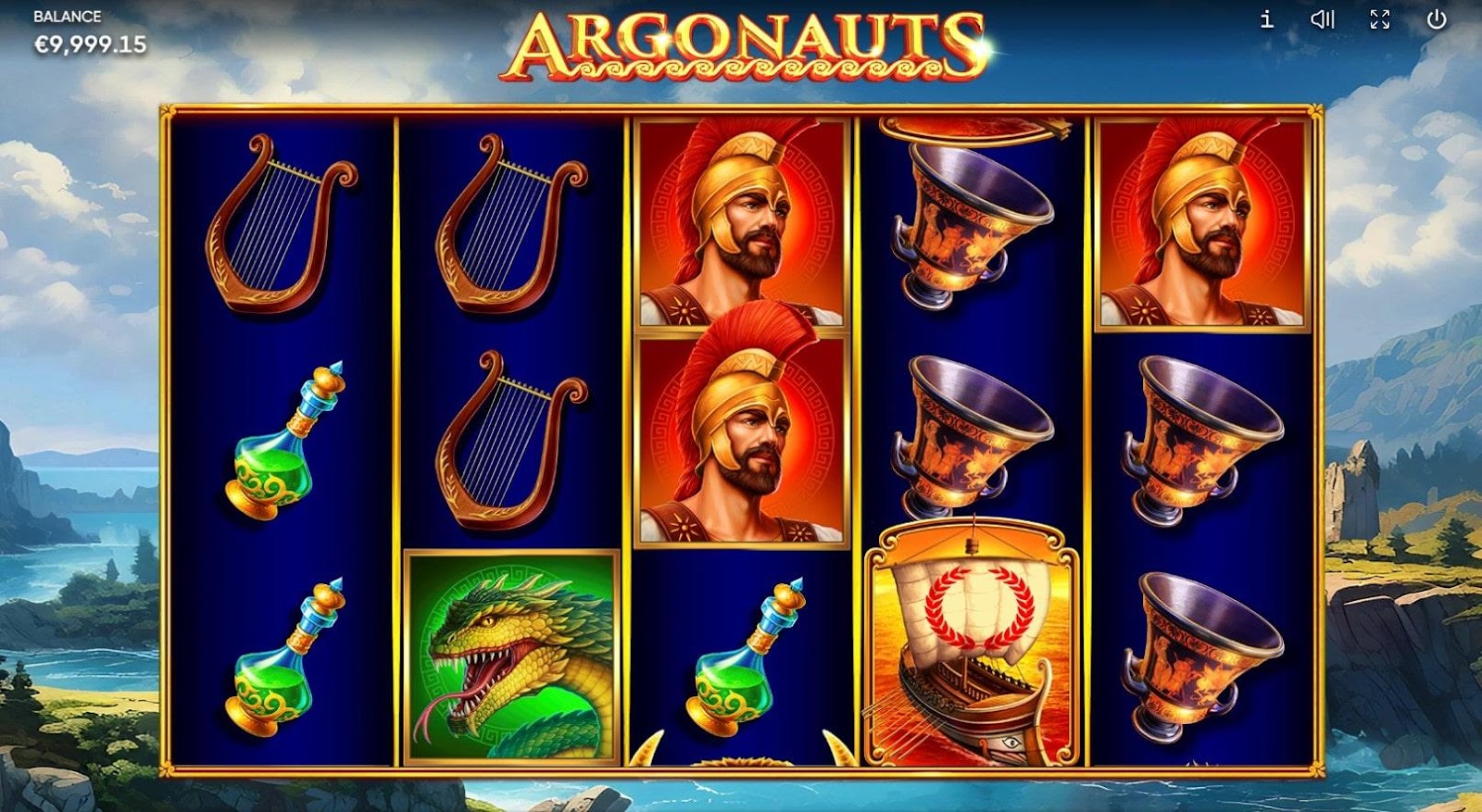 Argonauts slot layout