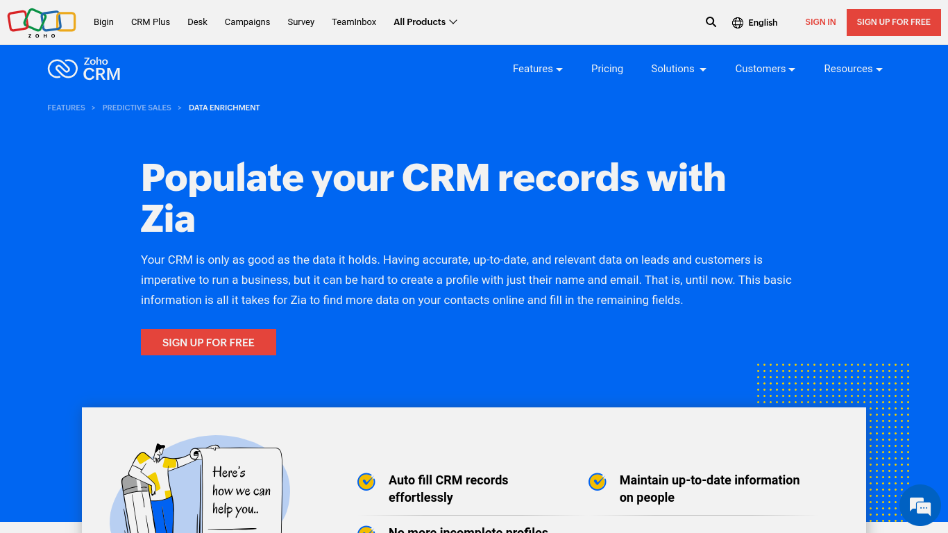 How to Enrich Data in Your Zoho CRM