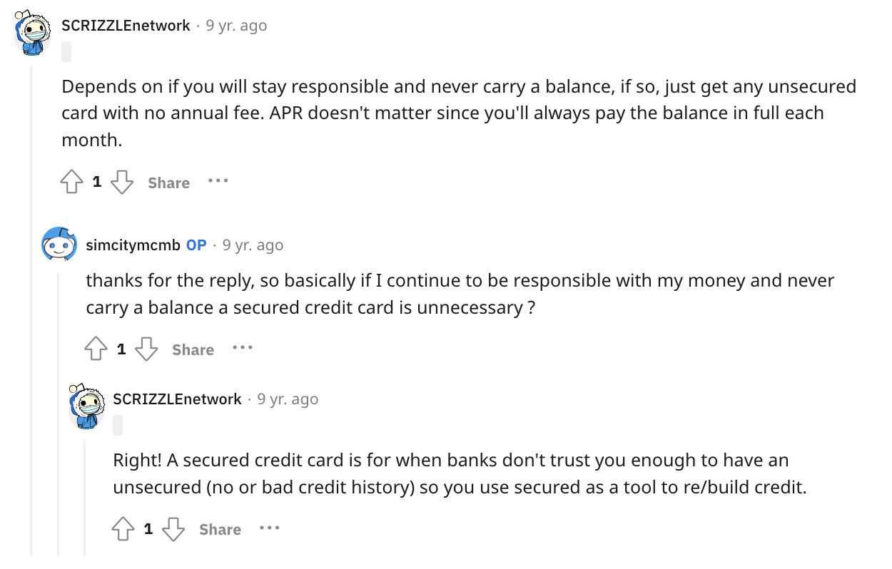 secured vs unsecured credit card reddit
