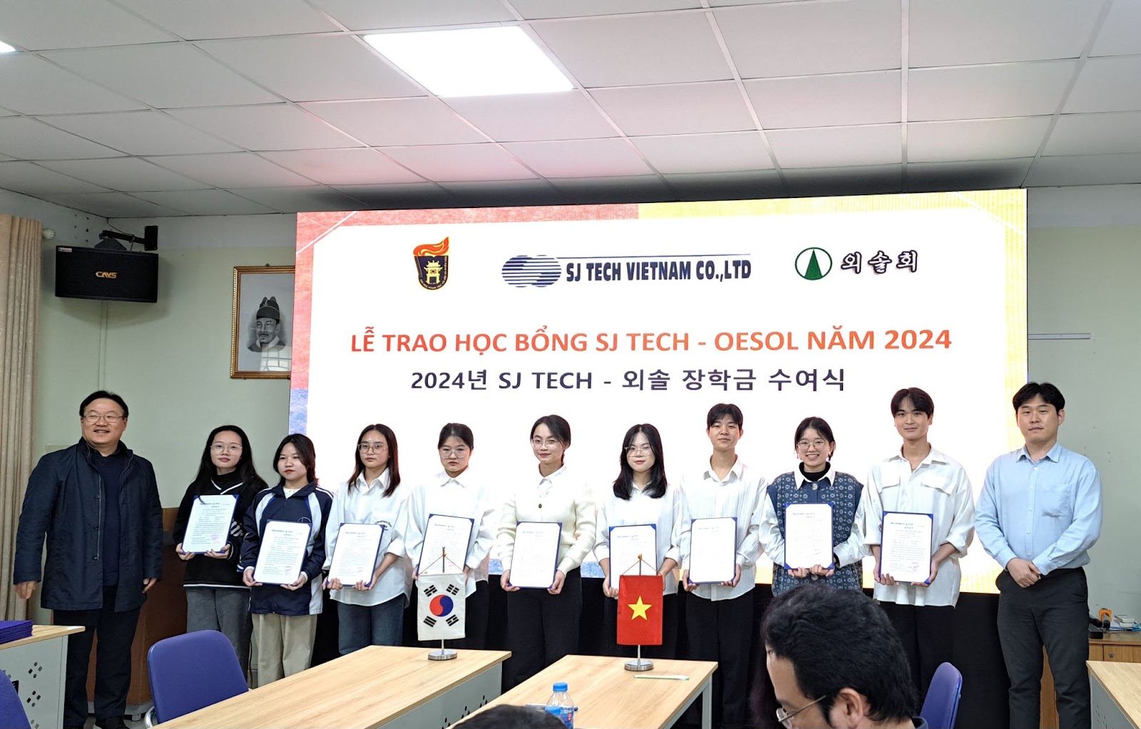 Lễ trao học bổng SJ Tech - Oesol