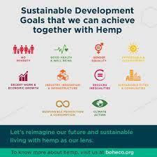 BOHECO - These are the 10 SDGs we can achieve with #Hemp driectly. The SDGs  work in the spirit of partnership and pragmatism to make the right choices  now to improve life,