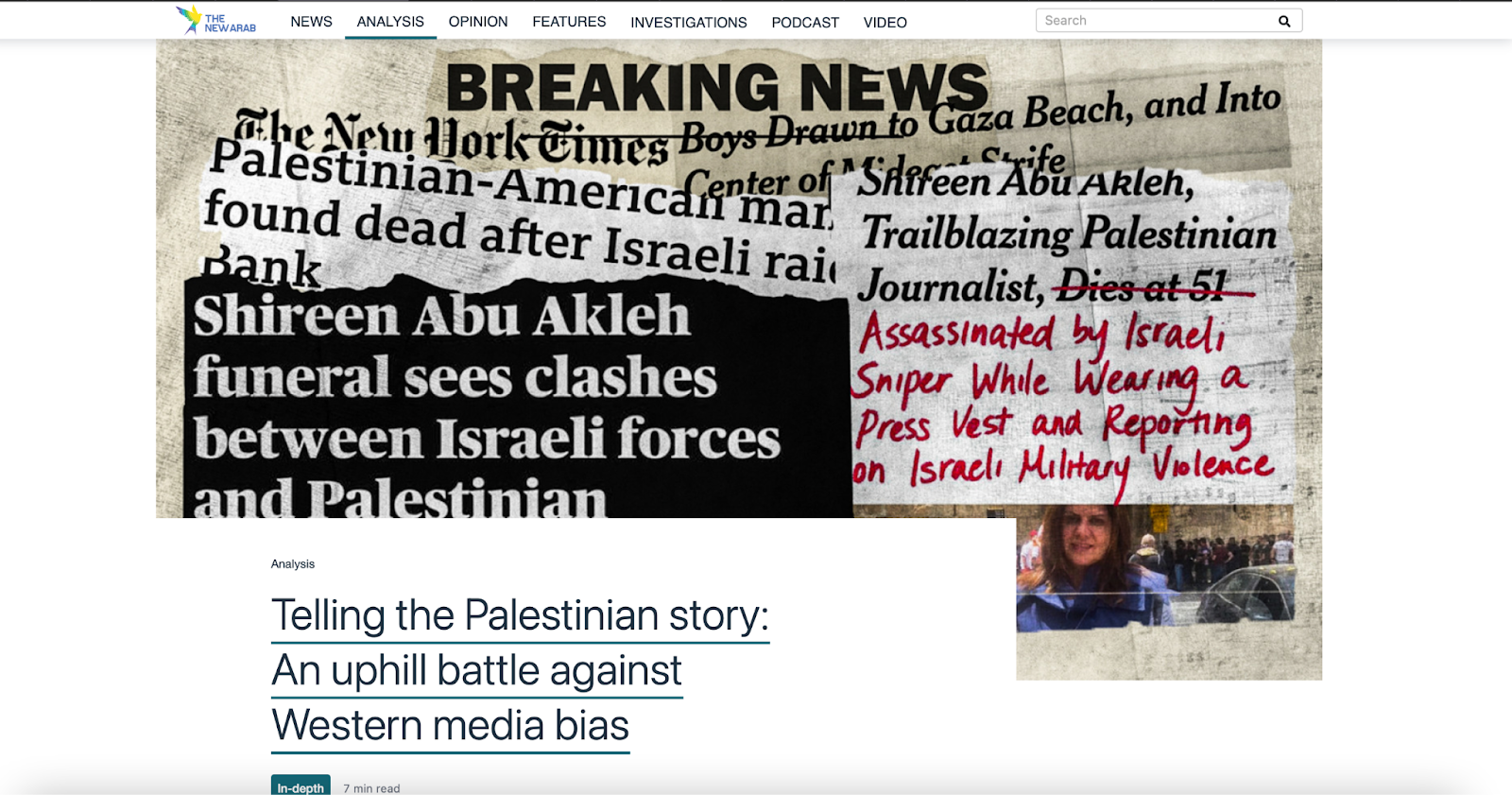 الضغوطات على وسائل الإعلام الغربية في تغطية الأحداث في فلسطين - ذا نيو أراب