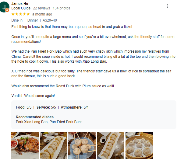 A screenshot of a food website

Description automatically generated