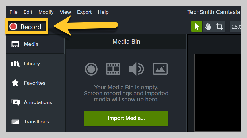 How to record your screen using Camtasia