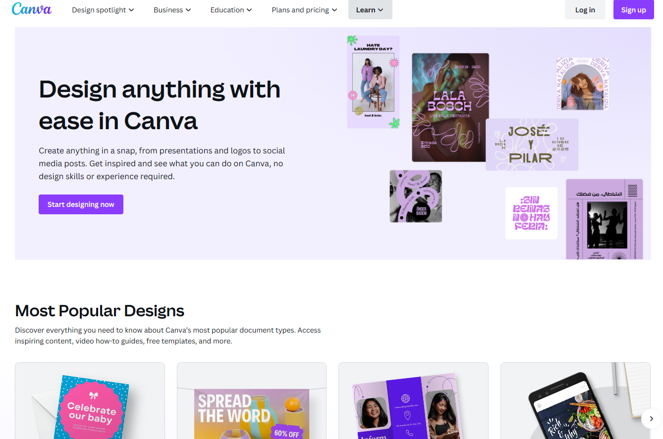 Design anything withe ease in Canva