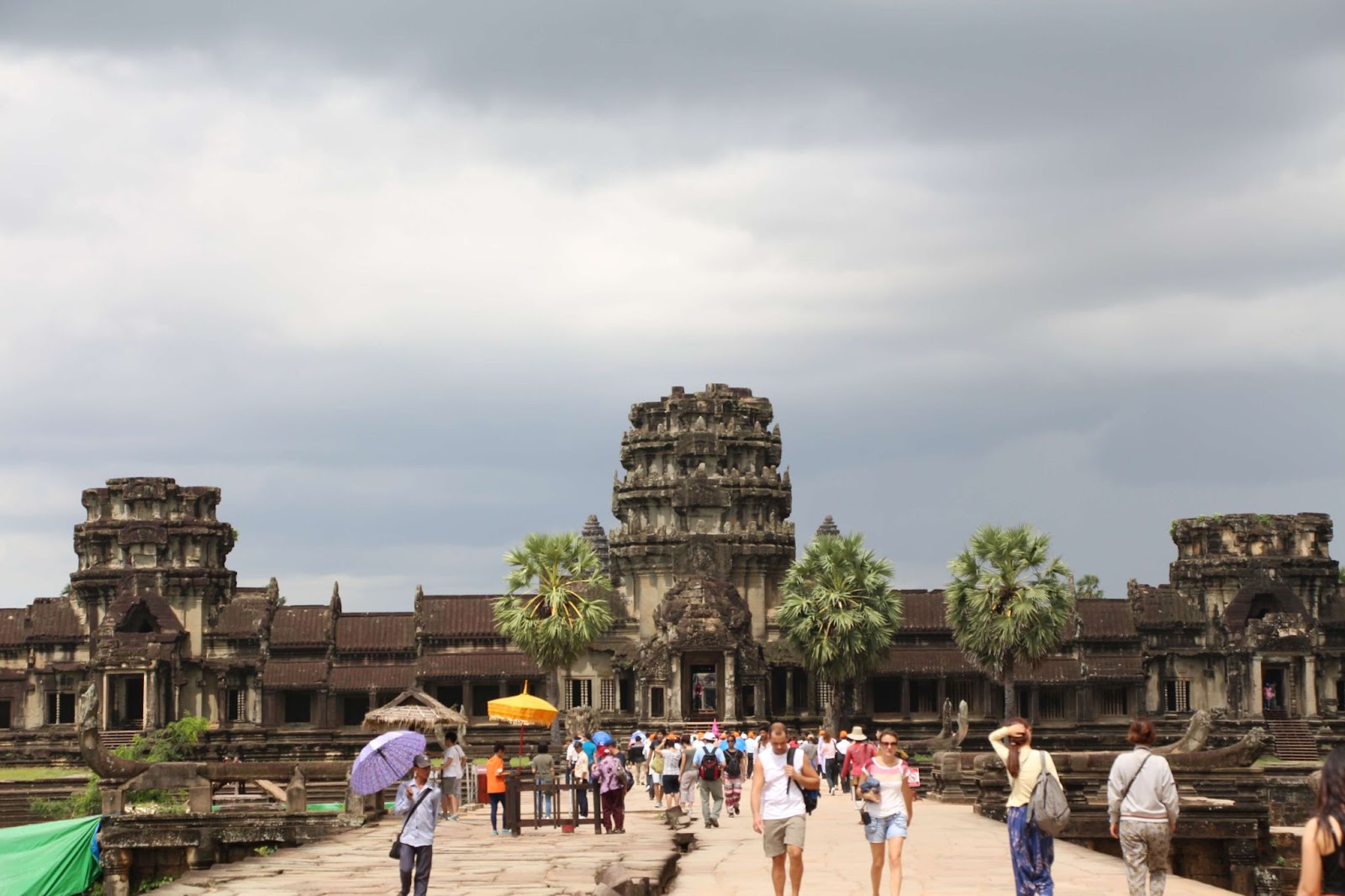 3 days in Siem Reap. This was the walkway we walked towards Angkor Wat. This is the Western Gopura entrance to Angkor Wat.