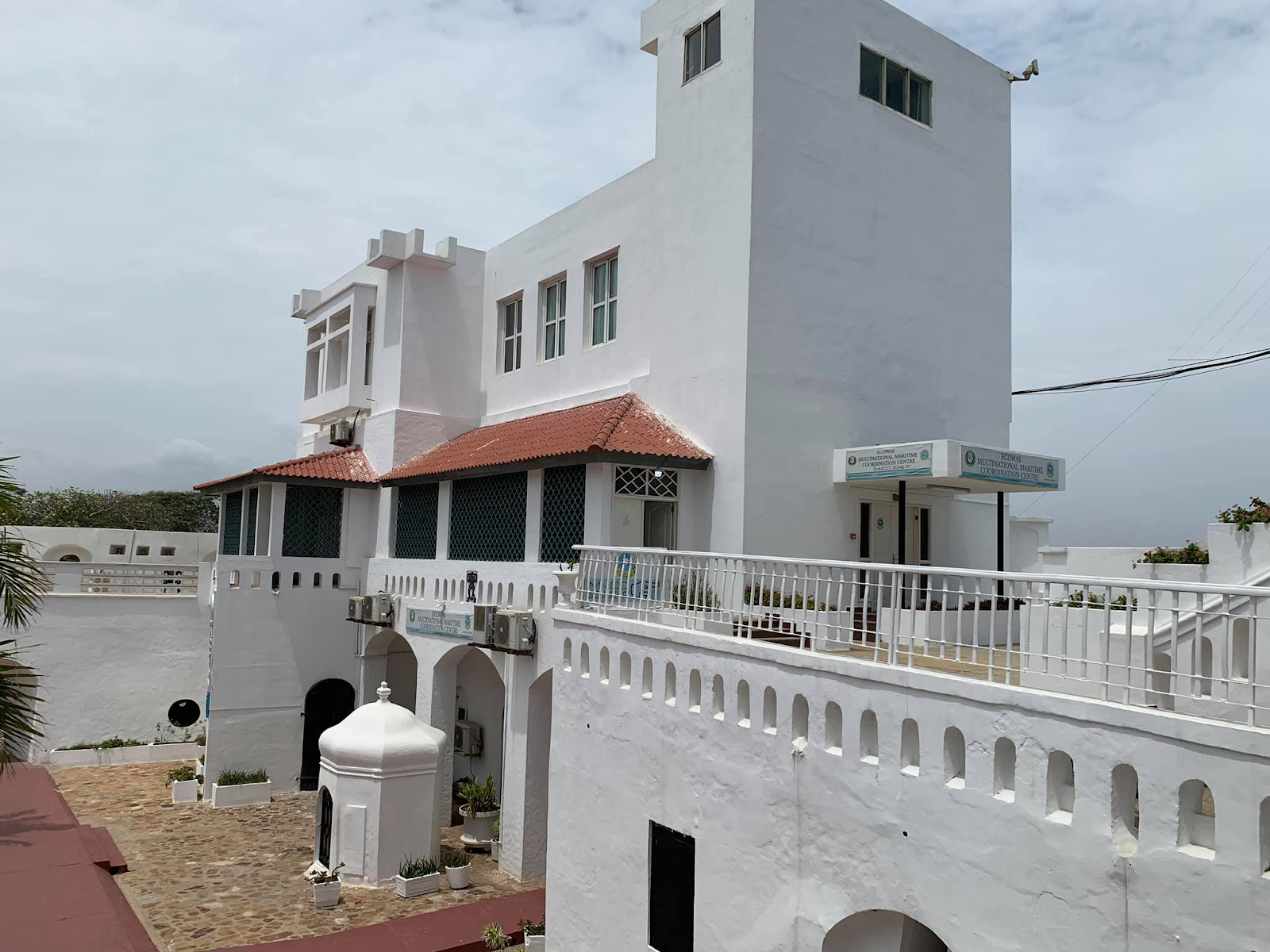 Osu Castle (Fort Christiansborg) in Accra, Ghana