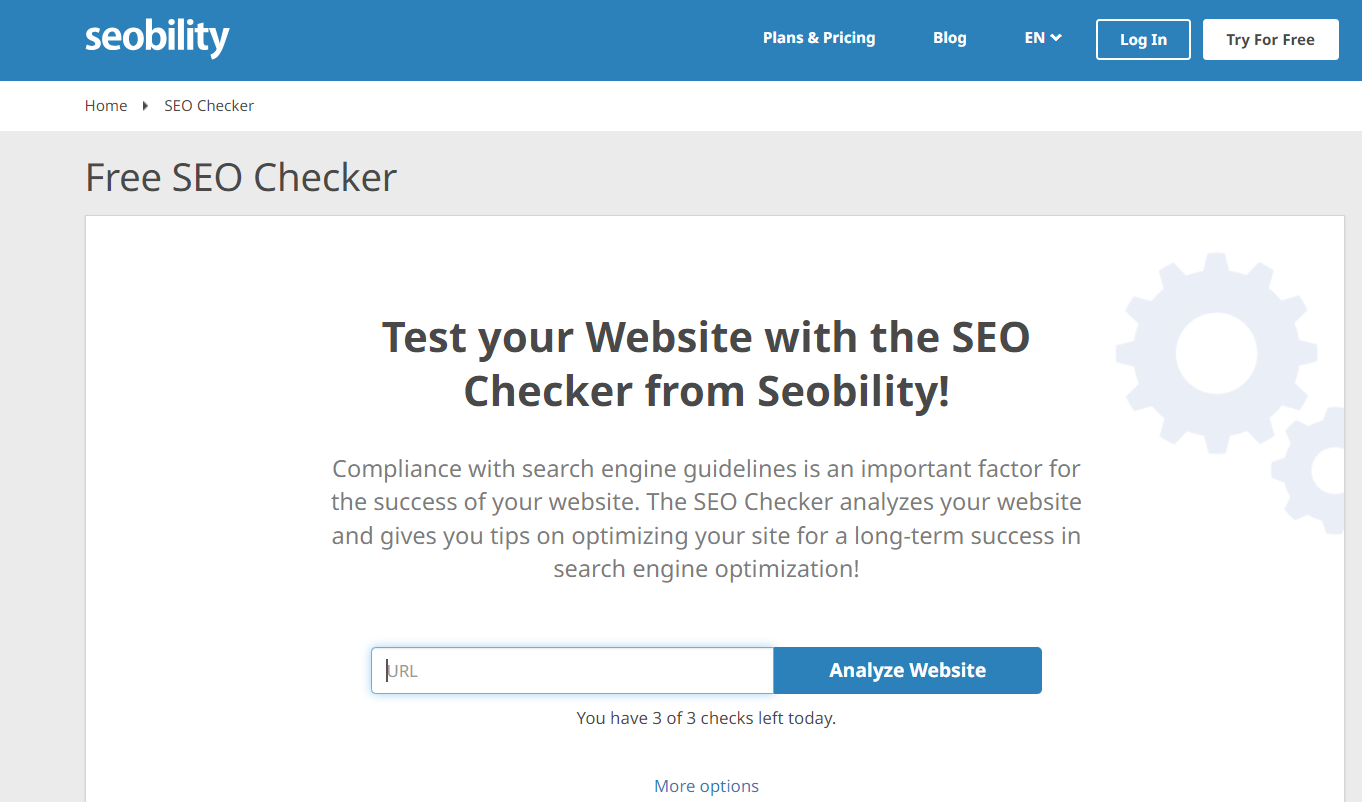 SEO checker