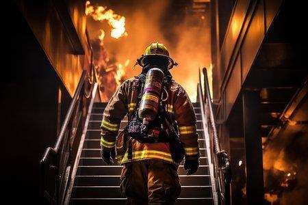 Immagine che contiene vigile del fuoco, vestiti, fuoco, abbigliamento da lavoro  Descrizione generata automaticamente