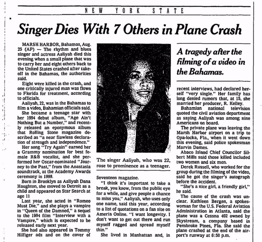 A newspaper article about singer

Description automatically generated