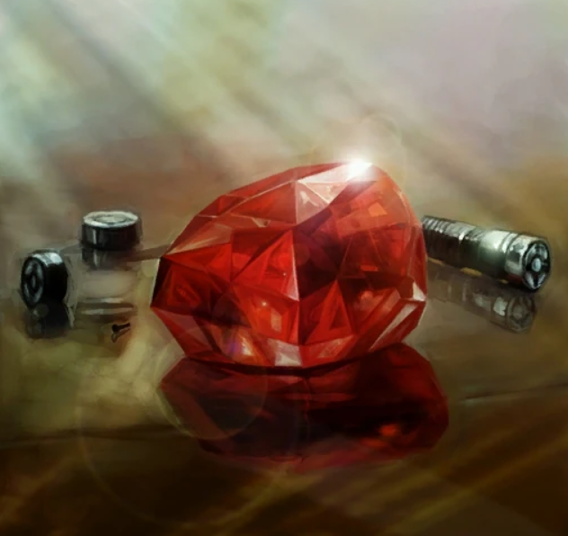 Red kyber Crystal