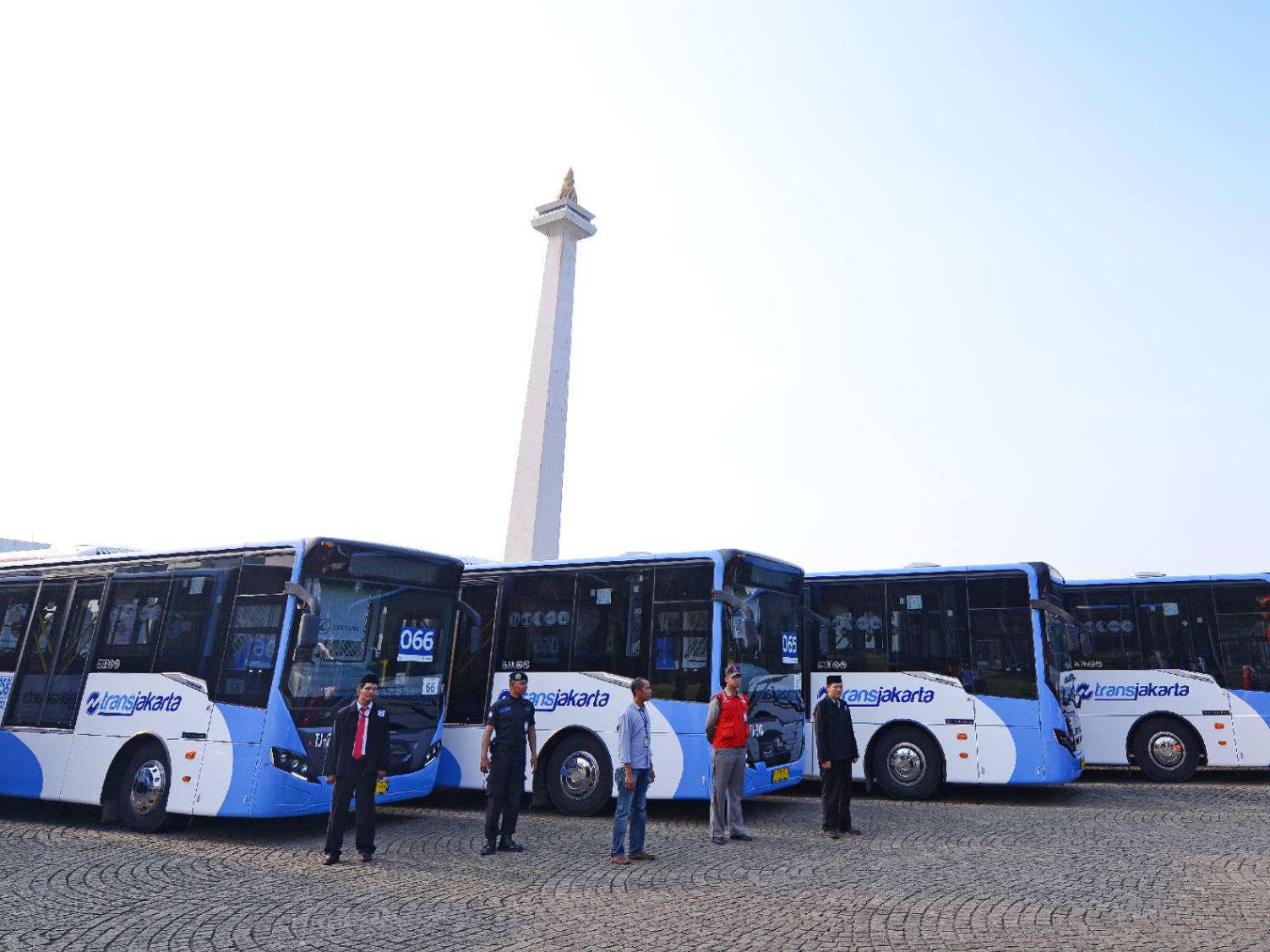 Transjakarta buses. Source: Jakarta Smart City