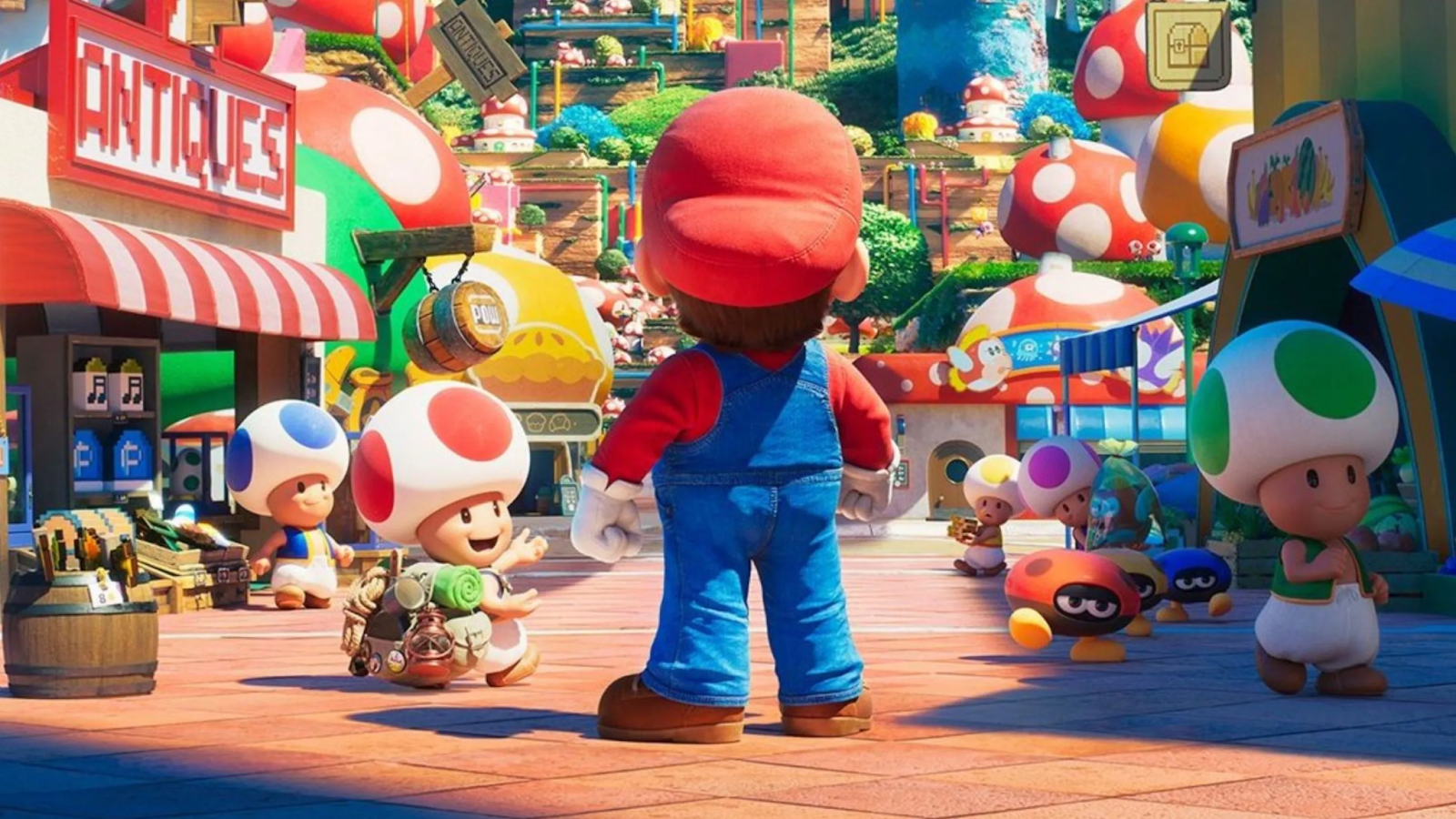 Mario Bros en el reino champiñón