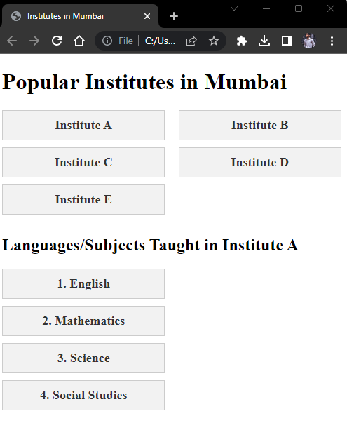 use of ordered list and unordered list in html