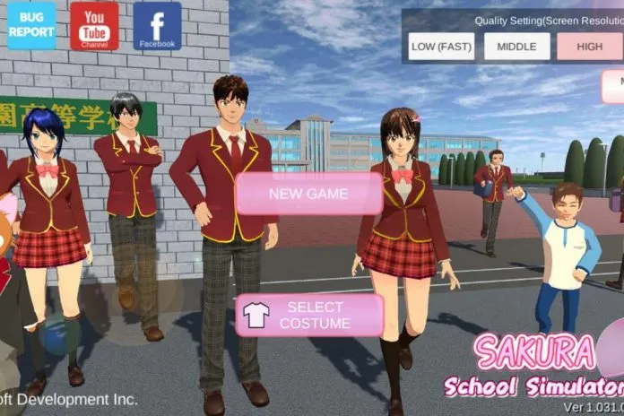 Cara Mabar di Sakura School Simulator