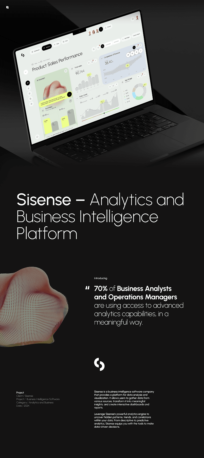 Sisense App - Business SaaS & UX UI Design